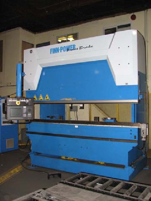 138 TON X 120" FINN-POWER WITH 8 AXIS CNC GAUGING, DELEM DA69 CNC CONTROL