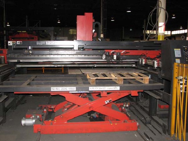 amada apelio III 357V, 2000 watt laser, 50 X 144 sheet