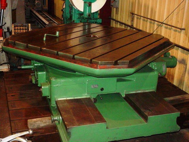78" SIMMONS POWERED CROSS SLIDE ROTARY TABLE