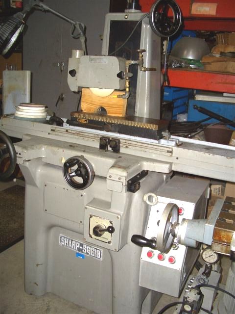 SHARP SG618, 6X18 MAGNETIC CHUCK,  HYDRAULIC FEED, EXTRA WHEELS