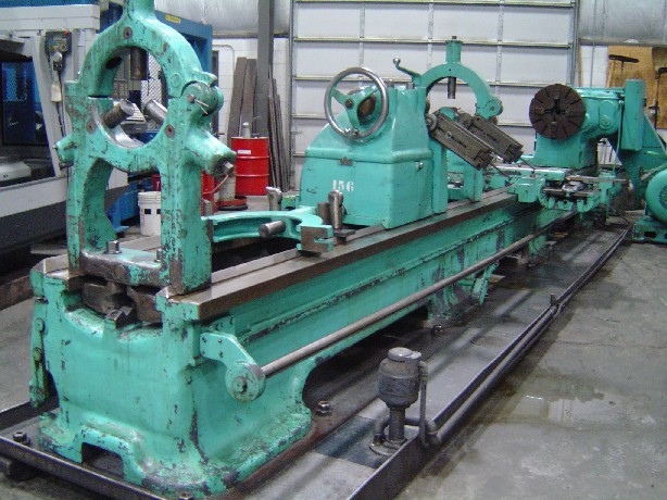 MONARCH 36NN, 49.5" SWING X 228" CC, 24" 4 JAW CHUCK, TAPER ATTACHMENT,  2-STEADY RESTS