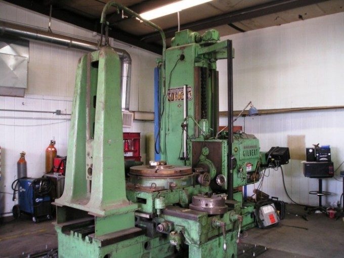 4&quot Cincinnati Gilbert Horizontal Table Type Boring Mill, #50 Taper, 43&quot x 66&quot Table,  DRO, 60&quot Cross Travel, Rotary Table, Pendant Control, 1962