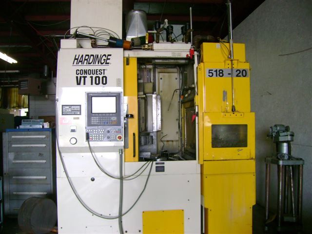 HARDINGE Model VT-100 CNC Vertical Turning Lathe