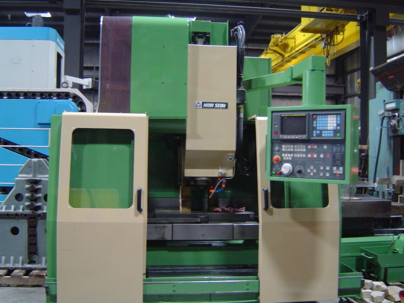 MORI SEIKI MV-40/APC, FANUC 0-M, 31.5" x 16.1" x 20.1", 8000 RPM, CAT 40, 10HP, PALLET SHUTTLE, AEROSPACE SHOP,90