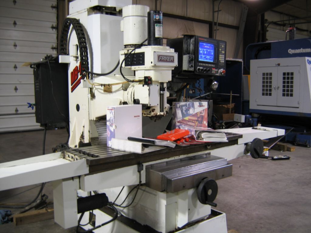 FRYER MB-16 3 AXIS CNC BED MILL, 40 TAPER, 4500 RPM, 12 HP