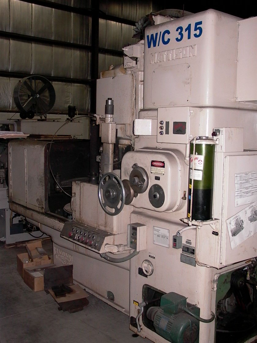 42" MATTISON,  NEW 1970, 18" VERTICAL, 42" NEW IN 05 MAGNETIC CHUCK, 100 HP,  DRESSER, COOLANT