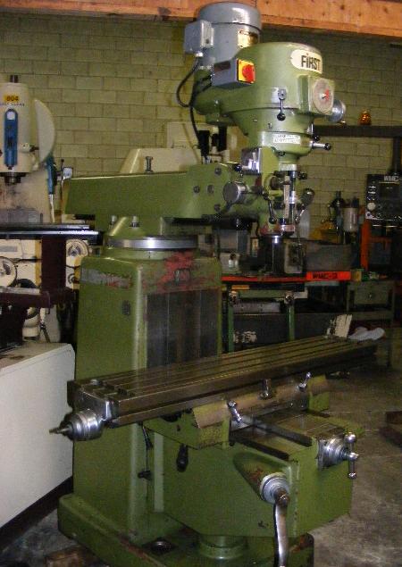 10" x 50" First Model LC-185VS Vertical Turret Milling Machine