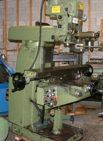 9" x 49" First Model LC-18VS Vertical Milling Machine