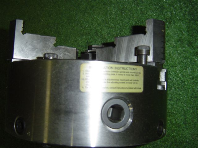8" BUCK 3AT8 ADJUST - TRU LATHE CHUCK