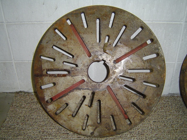 21" FACE PLATE, 2 1/2" THICK, 3 1/4" CENTER W/KEY WAY
