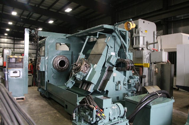 MORI SEIKI SL-8B, 10.5" SPINDLE BORE, FANUC 6T CNC CONTROL, 6 POSITION TURRET
