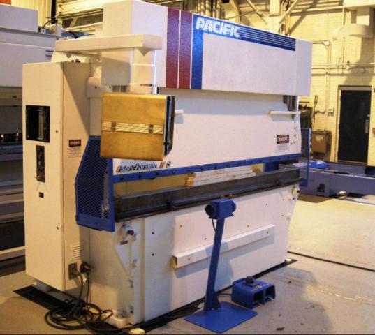 90 TON X 8' PACIFIC FABFORMER HYDRAULIC, CYBELEC DNC 7000 CONTROL, 1985
