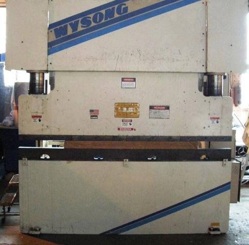 100 TON X 8' WYSONG 3 AXIS CNC, PH 100, WYSONG GC 6000 CONTROL, 1993