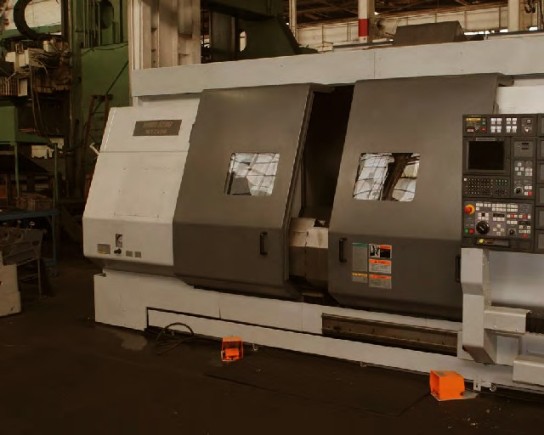 Mori Seiki MT2500SZ, Main Spindle 10" Chuck, Sub Spindle 8" chuck, 30/20 hp, Fanuc 18 I, Live Tooling, 2004