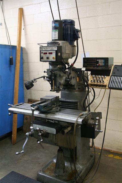9" X 42" Bridgeport VS Series I,  3 Axis DRO, 6" Vice, Collets, Air Power Drawbar, AC Inverter Drive