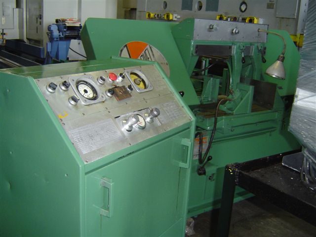 16" x 20" MARVEL MDL 15A4/MI/S, 10 HP, 1-1/2" BLADE SIZE, 20' ROLLER CONVEYOR