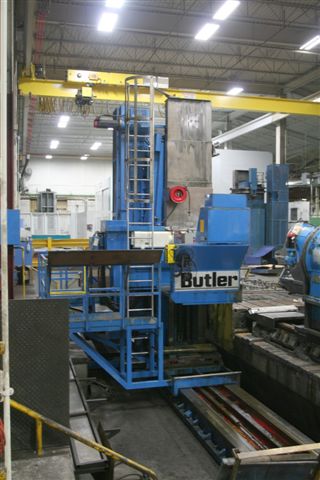 BUTLER LE4000/VC1, 1993, 98" VERT, 354" X, 41" Z, FANUC 18, 60 ATC, 50 TAPER, 2100 RPM,