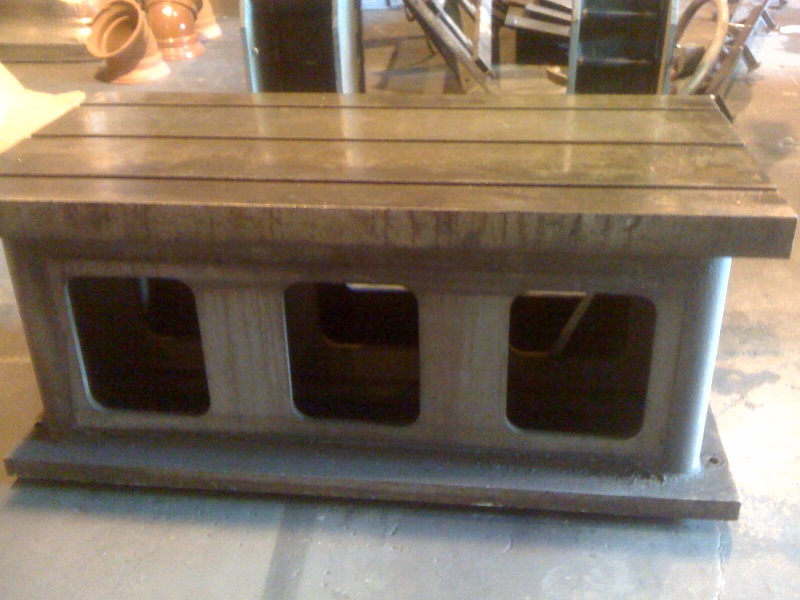 36" X 72"  Riser table (3) t-slots