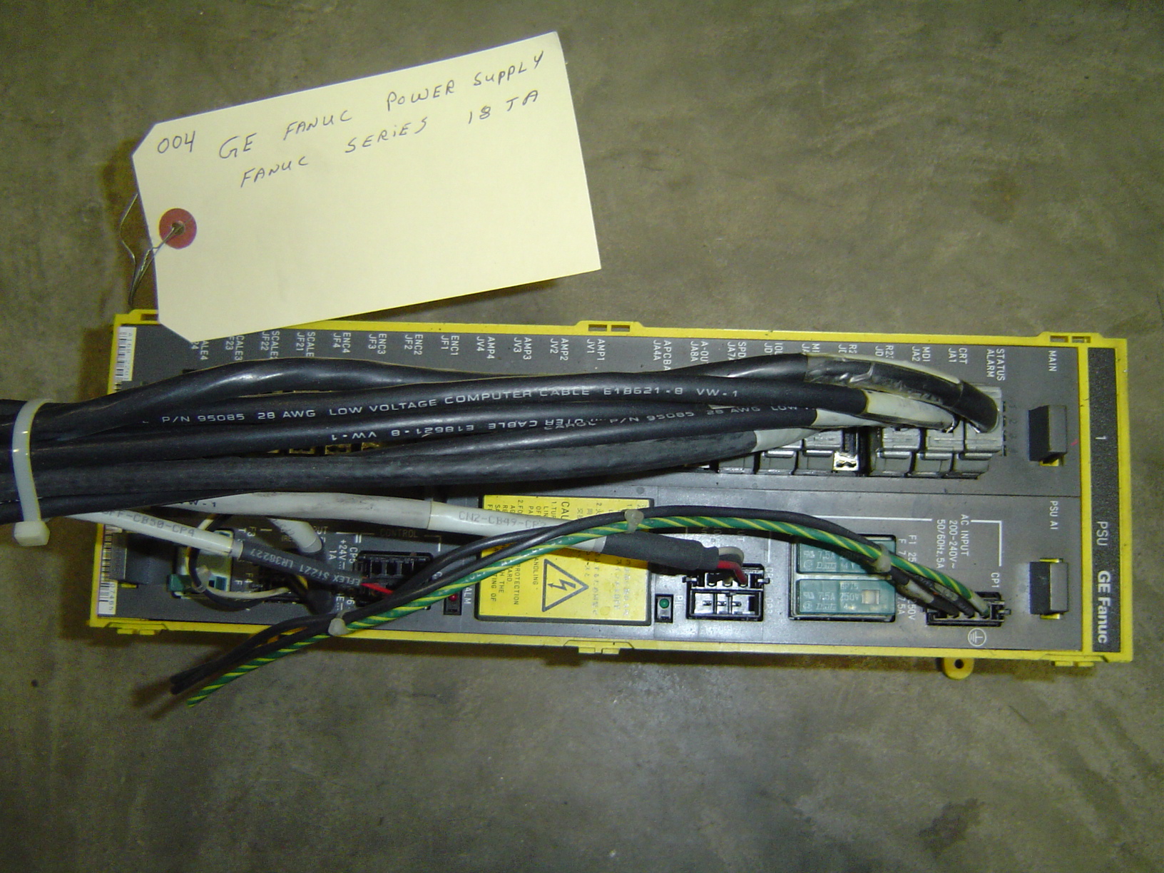 GE FANUC POWER SUPPLY UNIT FANUC SERIES 18TA
