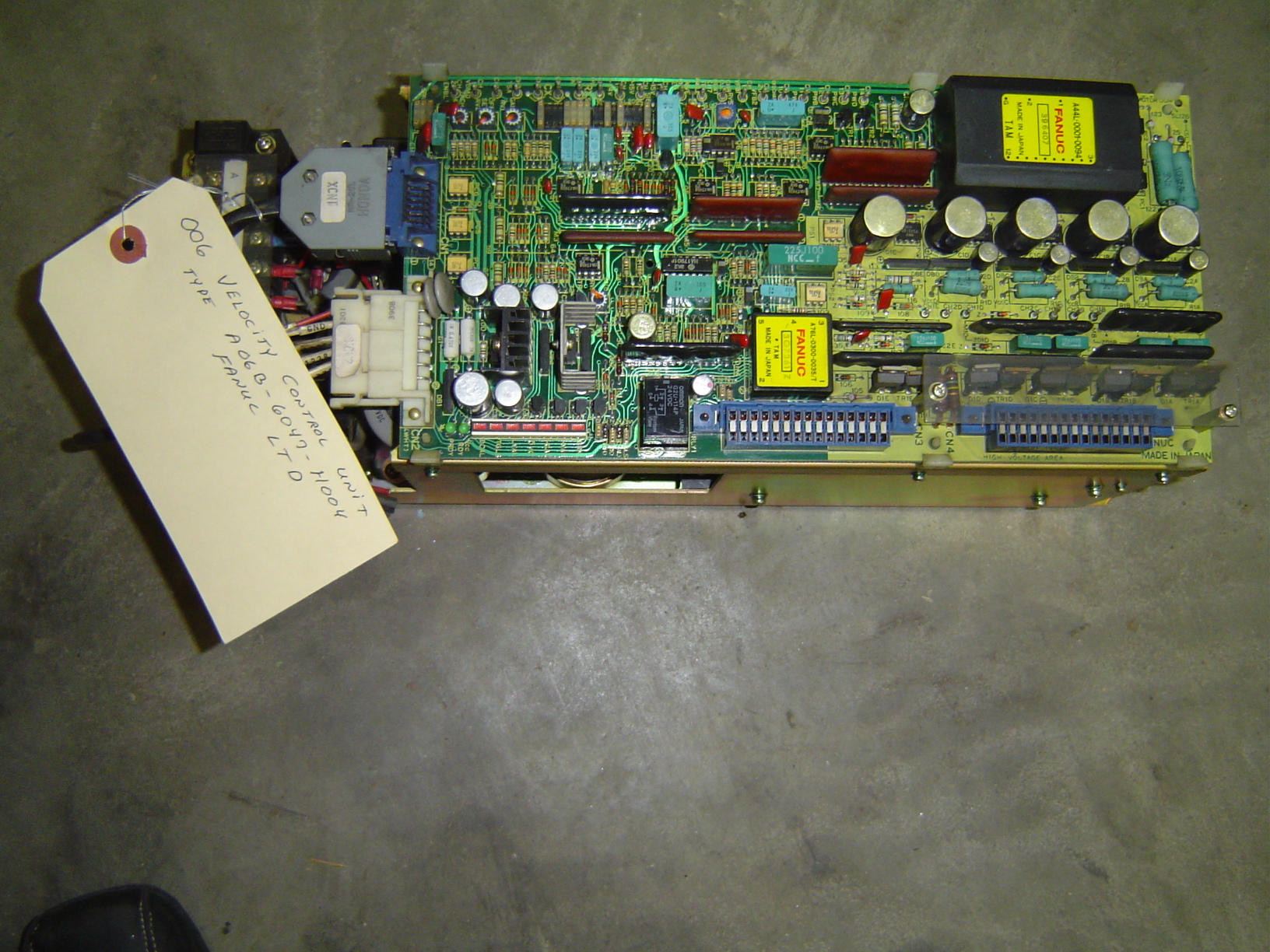 FANUC VELOCITY CONTROL UNIT,  TYPE NUMBER A06B-6047-H004