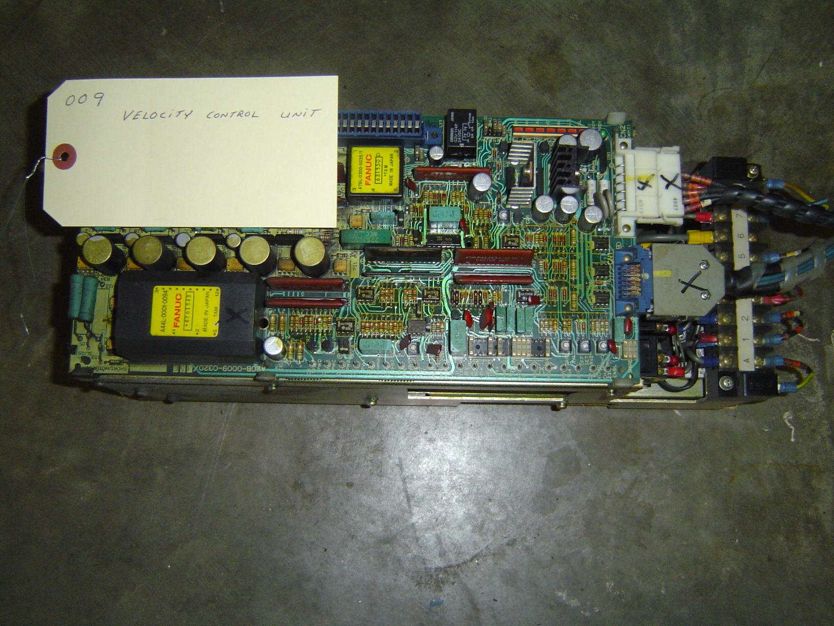 FANUC VELOCITY CONTROL UNIT,  TYPE NUMBER A06B-6047-H002