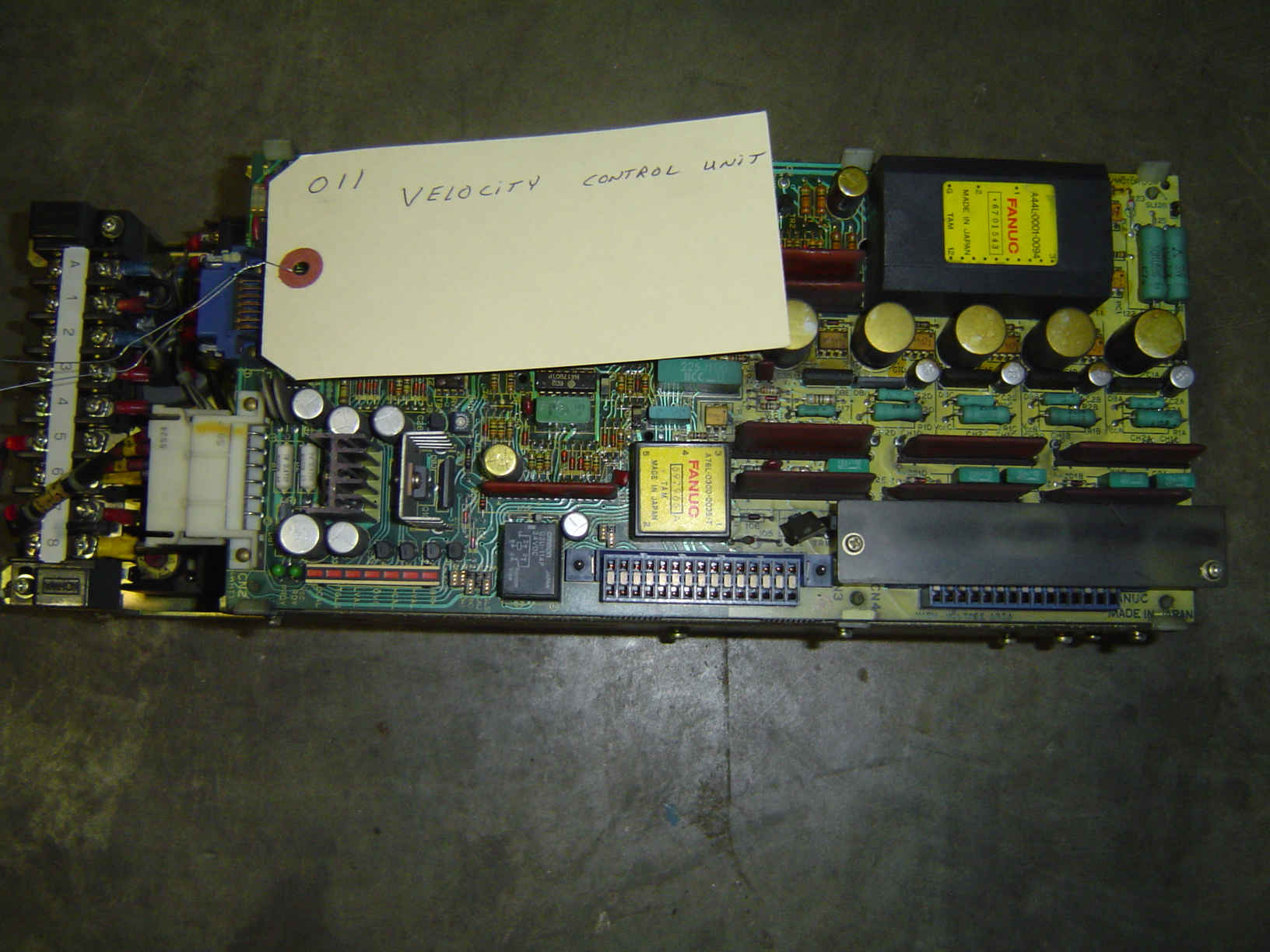 FANUC VELOCITY CONTROL UNIT,  TYPE NUMBER A06B-6047-H002