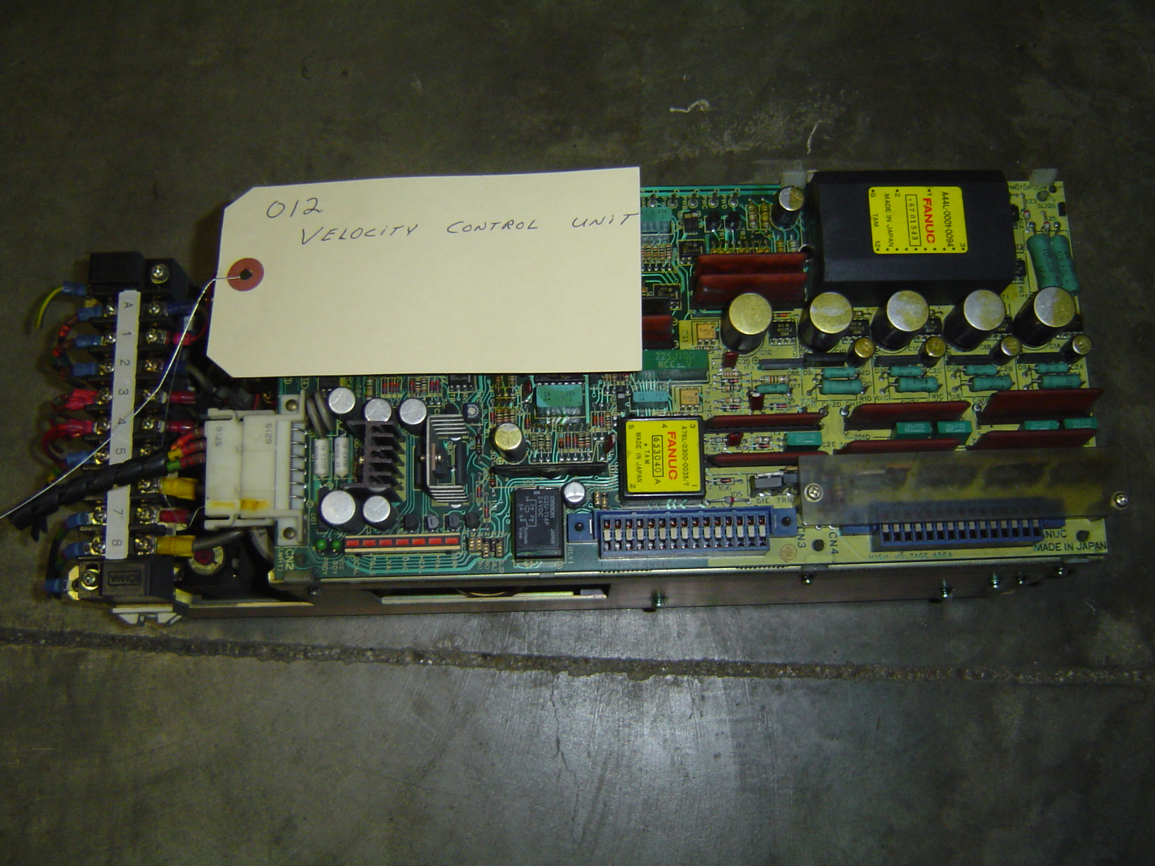 FANUC VELOCITY CONTROL UNIT,  TYPE NUMBER A06B-6047-H003