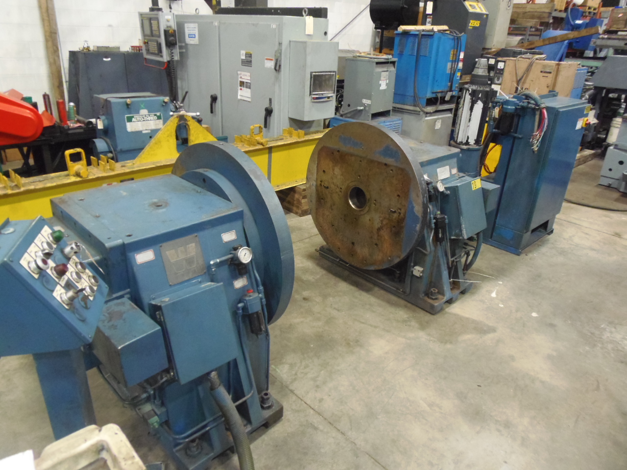 40" WISCONSIN DRILL HEAD, VERTICAL ROTARY TABLE , BOTH HEADS DRIVEN, PROGRAMMABLE, 360,000 POSITIONS,  SERVO DRIVEN, 1995