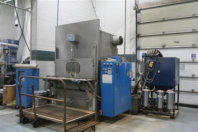 FMT ROTARY BASKET WASHING SYSTEM, NEW 1997, 4RB50, ROTATING, IMMERSION, RINSE, & DRY