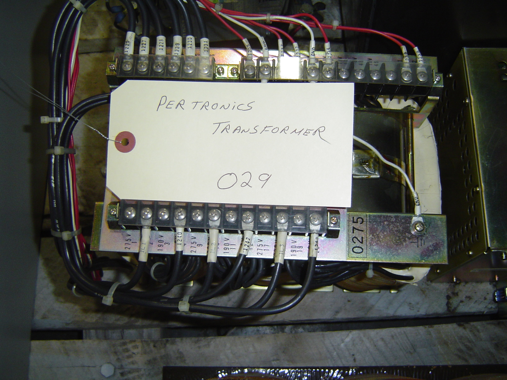 FANUC PERTRONICS TRANSFORMER SKVA, TYPE 07235, A80L-0001-02-75-03