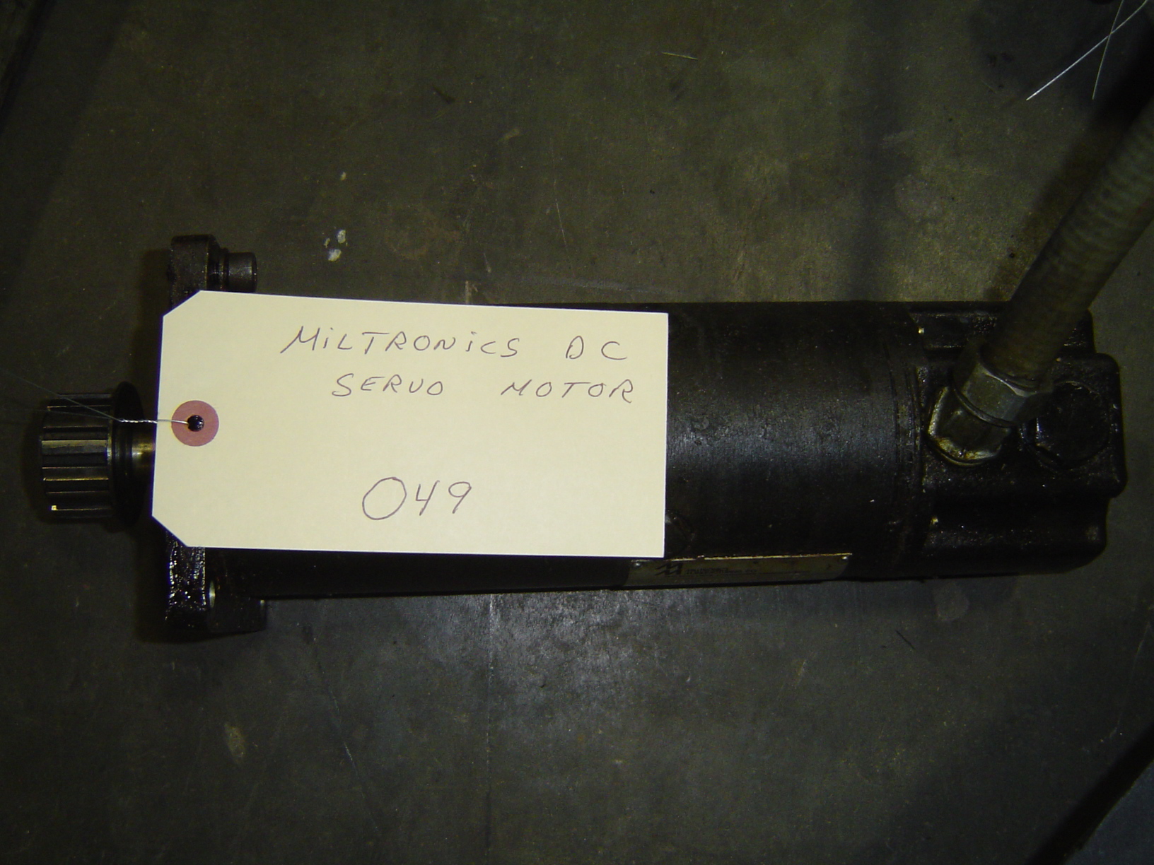 MILTRONICS DC SERVO MOTOR, TYPE MT30M4-38