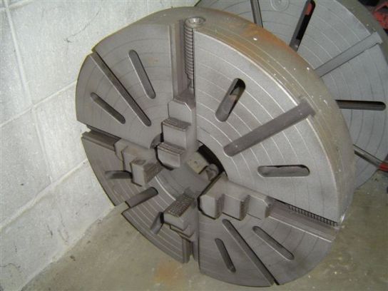 24" 4 JAW CHUCK, INDEPENDENT, 7 3/4" BORE, D1-11