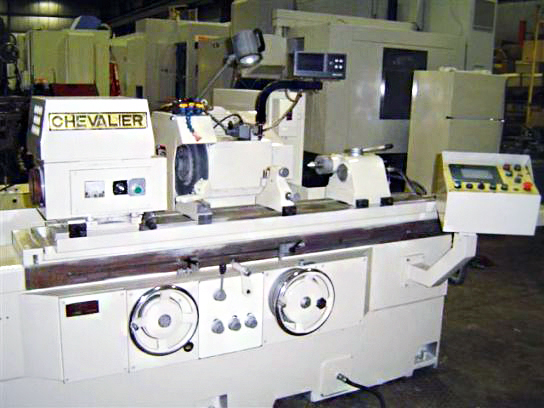 CHEVALIER CG-1240A, 12&quot X 40&quot, TOUCH SCREEN PLC CONTROL, 1999, COOLANT SYSTEM WITH FILTRATION