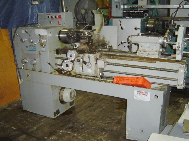 14" X 40" POLAMCO TUM35, 2500 RPM, IN/MM THREADING, 8" 3 JAW, TAPER ATTACHMENT