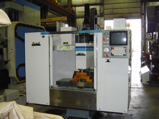 Fadal VMC 40, 22x, 16y, 20z, 88 control, 1991, cat 40, graphics, high speed CPU, wired for 4th axis
