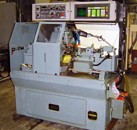 1/2" NOMURA NNC P1053, 5 OD TOOLS, 3 ID, 5" STROKE, 8000 RPM, MELDAS L1 CONTROL