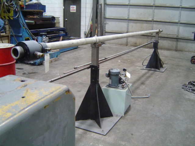 16', HYDRAULIC BAR FEED, 3/8" TO 1 1/2" CAPACITY, 5 FILLER TUBES, STANDS