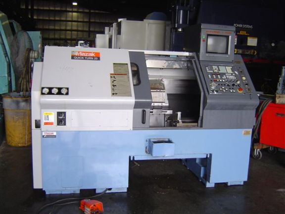 MAZAK QT-20, T-PLUS, 17.32" SWING, 23" CC, 8" CHUCK, 12 TOOLS,TOOL SETTER, '98