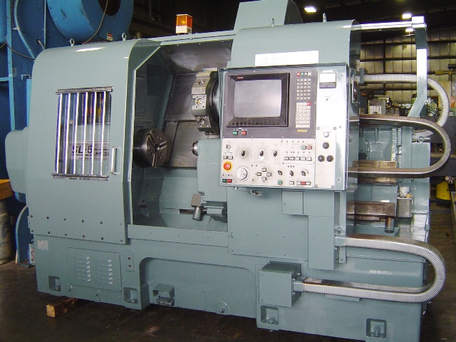MORI SEIKI SL-5B, 24" Swing, 3" Hole, Fanuc 10e, Chip Conveyor, 12" chuck, 2500 rpm,