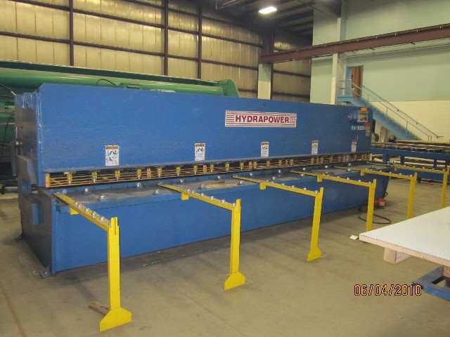 3/8"  X 20' HYDRAPOWER,  HYD., BLADE GAP, 36" FOBG,  SQ. ARM, 1993
