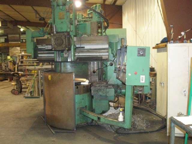 56" BULLARD, 42" 4 JAW CHUCK, 37.75" UNDER RAIL, 200 RPM, 60 HP, A/B 8400 CONTROL