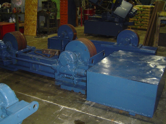 60,000LB STEEL TANK TURNING ROLLS, VARIABLE SPEED DRIVE, 24" -16' CAP, 20" X 17" IDLERS & DRIVE WHEELS