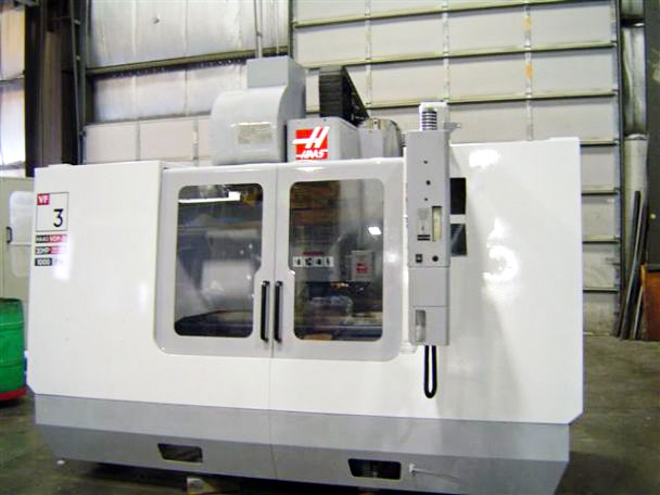 HAAS VF 3D, 32-BIT CNC CONTROL, TABLE SIZE 48" X 18", SPINDLE MOTOR 20HP, CHIP AUGER, 2003