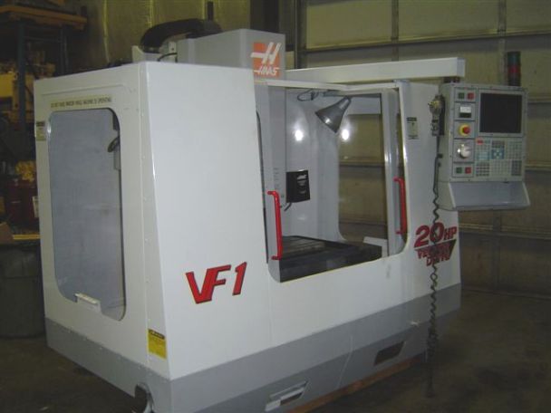 HAAS VF-1, haas control, rs232, table size 26 x 14, 40 taper, spindle motor 15hp, 2000