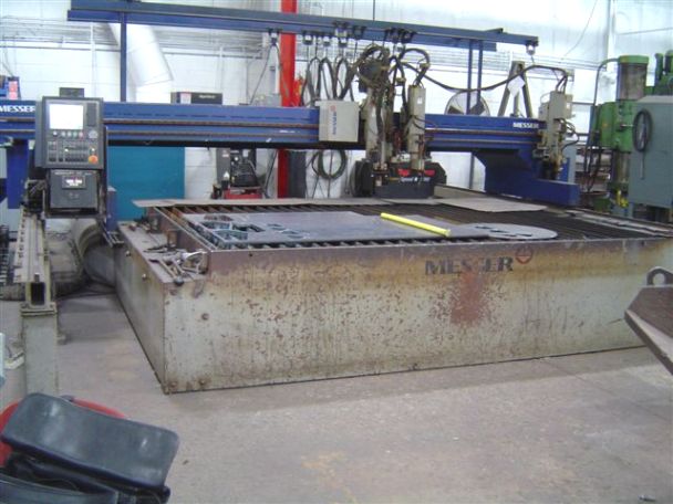 MG/MESSER GEMINI, 8' X 11' CUTTING, 2 OXY, 1 HYPER. HT2000 PLASME,1 MARKING HEAD, BURNY 10 CONTROL, 2006