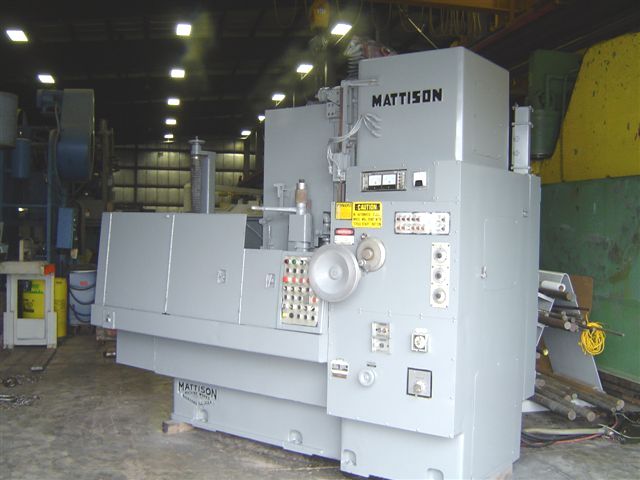 42" MATTISON, 18" VERTICAL, 42" CHUCK, DRESSER, COOLANT, QUICK TILT, 