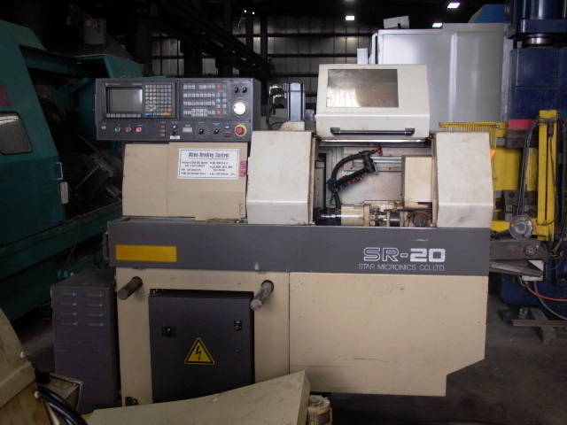Star SR-20, A/B 9 CNC Control, 500-10,000 RPM Spindle, Sub spindle, Full C-Axis on main, 1 degree indexing on sub, Chip Conveyor, Iemca Barfeed, Drilling/Milling capabilities