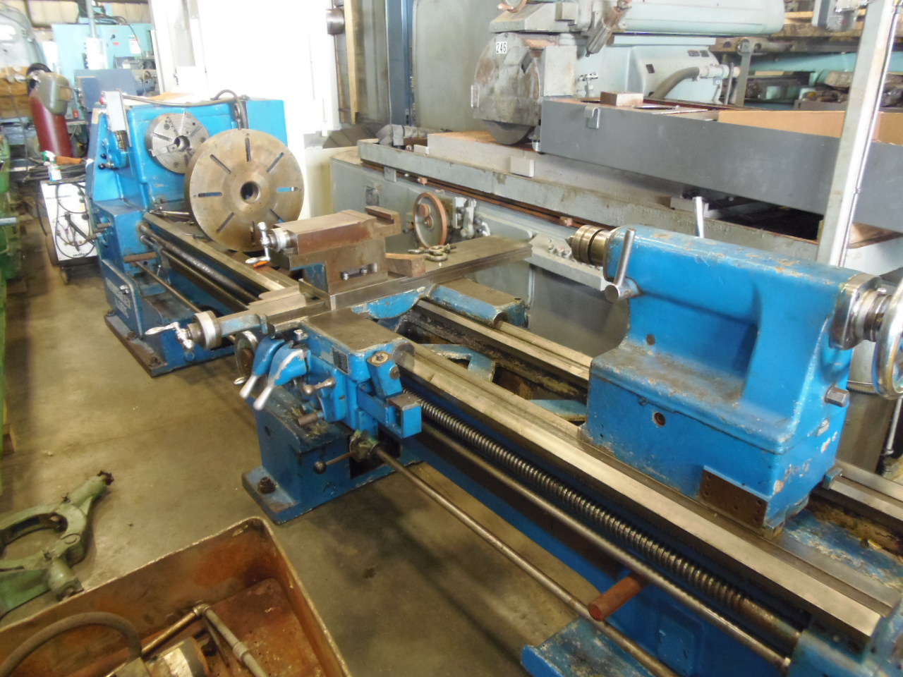 32" x 120" MAZAK, HERCULES AJAX 30, 42" SWING IN GAP, 1540 RPM, INCH/METRIC THREADING