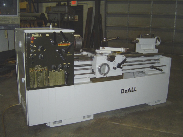 16&quot X 44&quot DOALL ENGINE LATHE, DOALL 16, 9.75&quot OCS, 2.25&quot SPINDLE BORE,