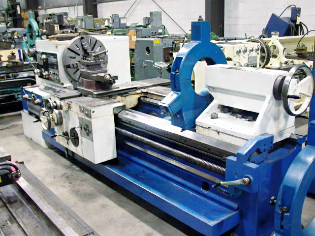 33&quot X 80&quot, TOS SUS 80 ENGINE LATHE, 20.75&quot OVER CARRIAGE, 3.25&quot THRU SPINDLE, 23.5&quot 4 JAW CHUCK